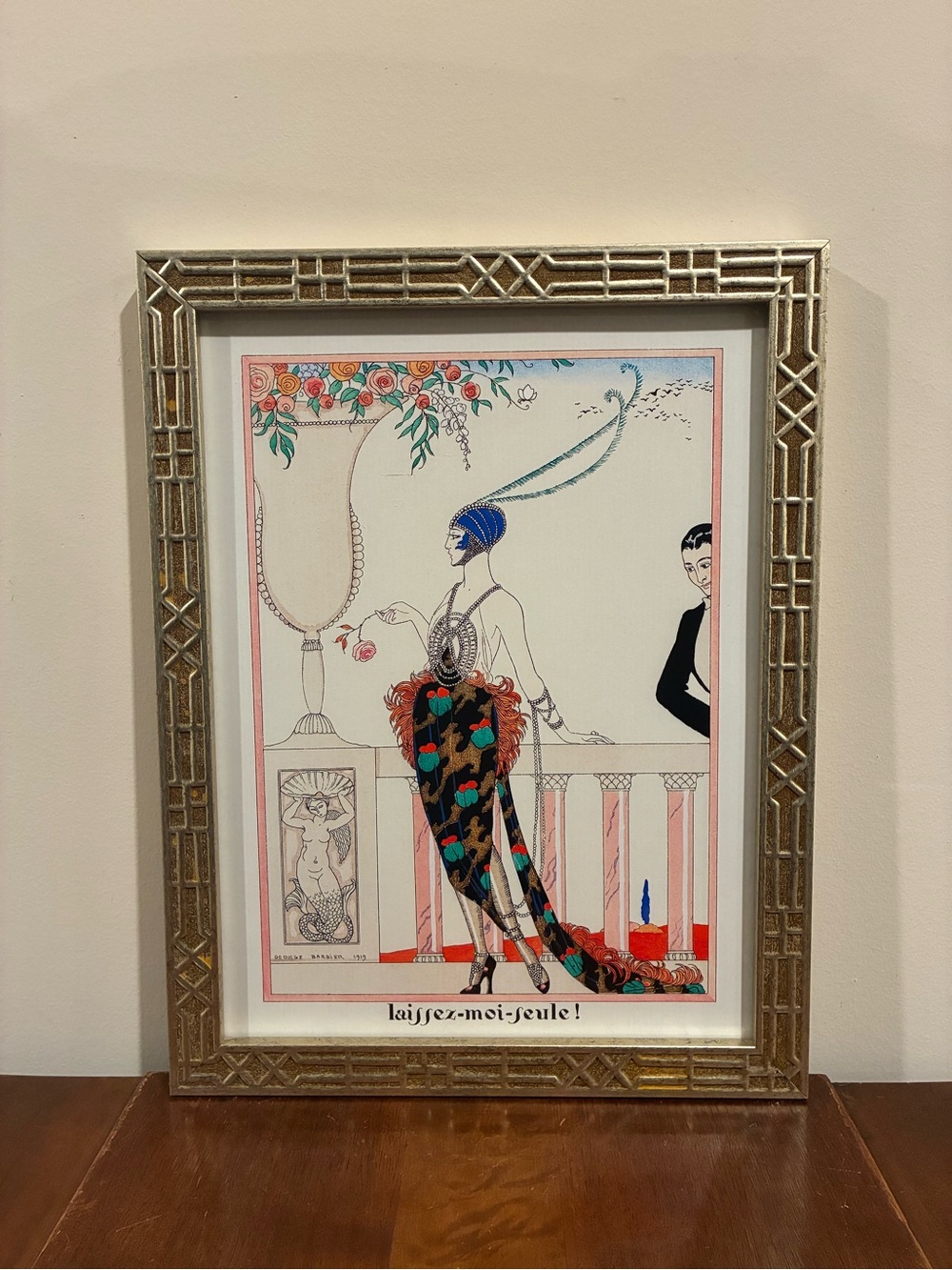 George Barbier Leave Me Alone 1919 Fashion Art Print 13x17 Art Deco Wall Art